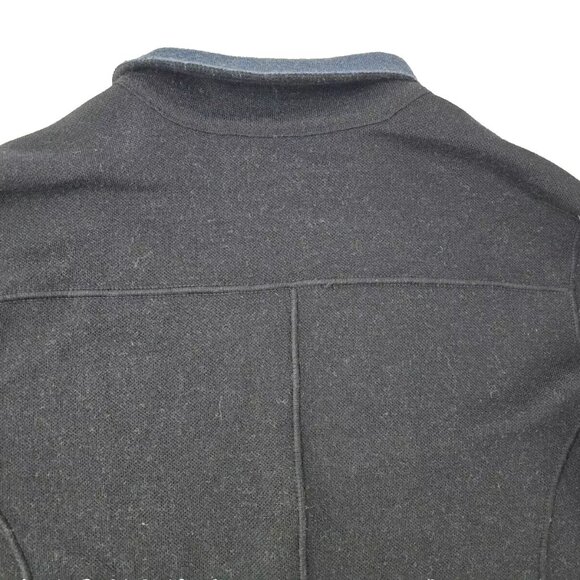 Maurizio Baldassari Brera Reversible Knit Wool Swacket Blazer Cardigan 52 M - Picture 14 of 16